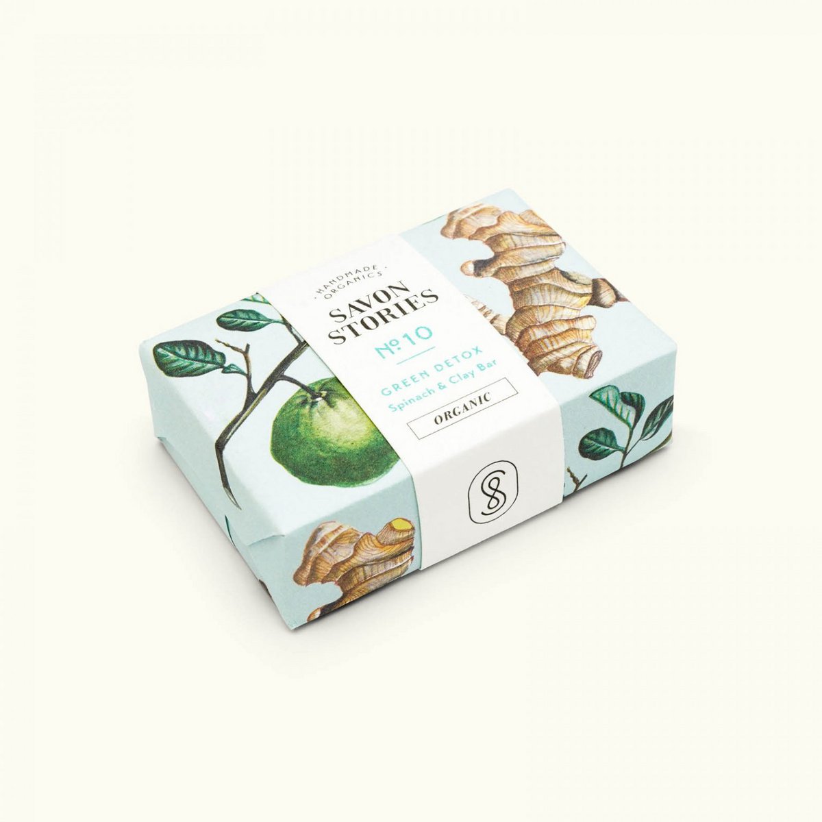Savon Stories N°10 Soap Organic - Green Detox Spinach & Clay