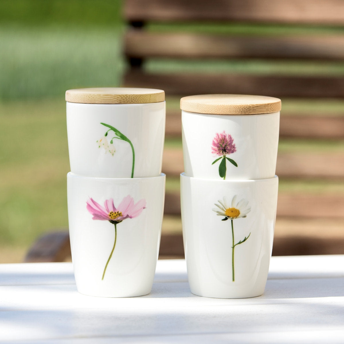 Simply Flowers Becher Schmuckkörbchen - groß