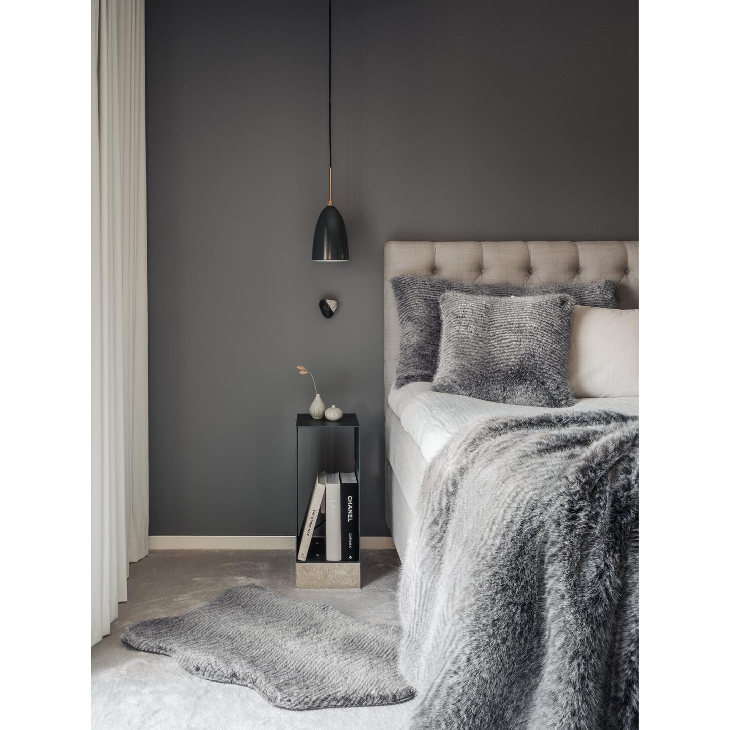 Skinnwille Home Stily Kissen 45×45 cm, grau