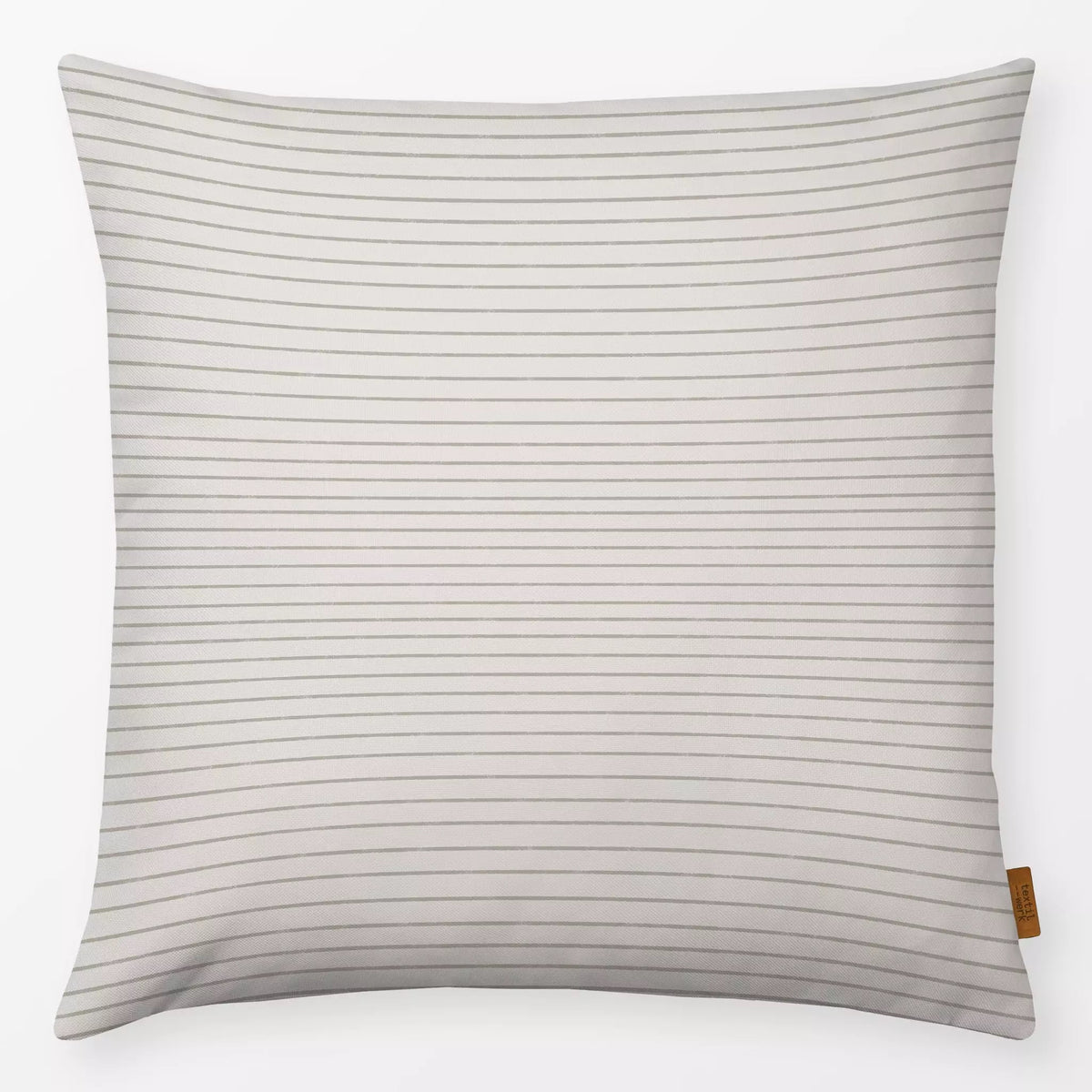 Textilwerk Kissen 40x40 cm Streifen Beige Hell