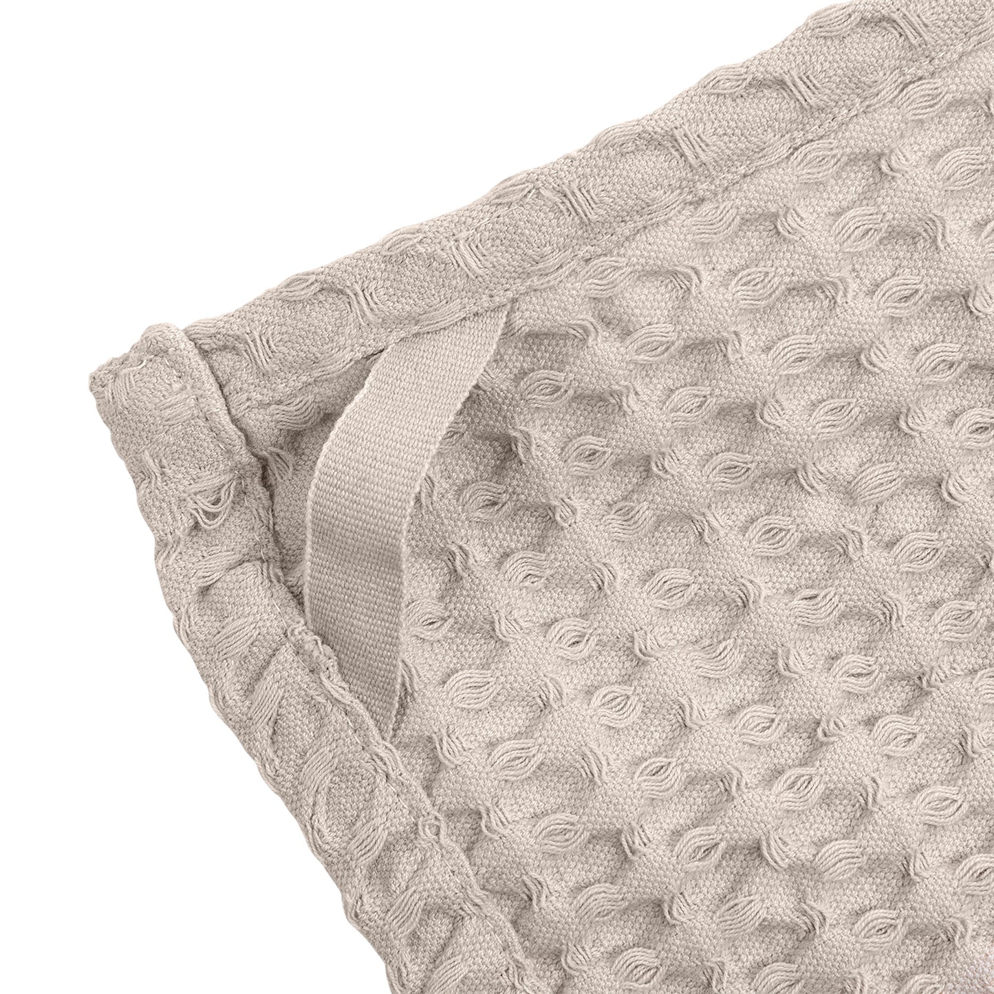 The Organic Company Big Waffle Waschlappen stone