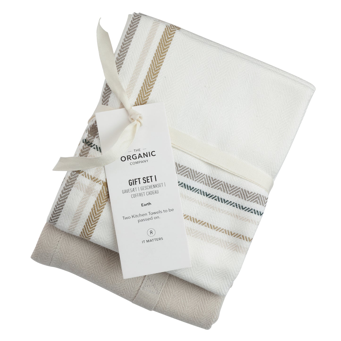 The Organic Company Küchentuch Geschenkset Earth Check