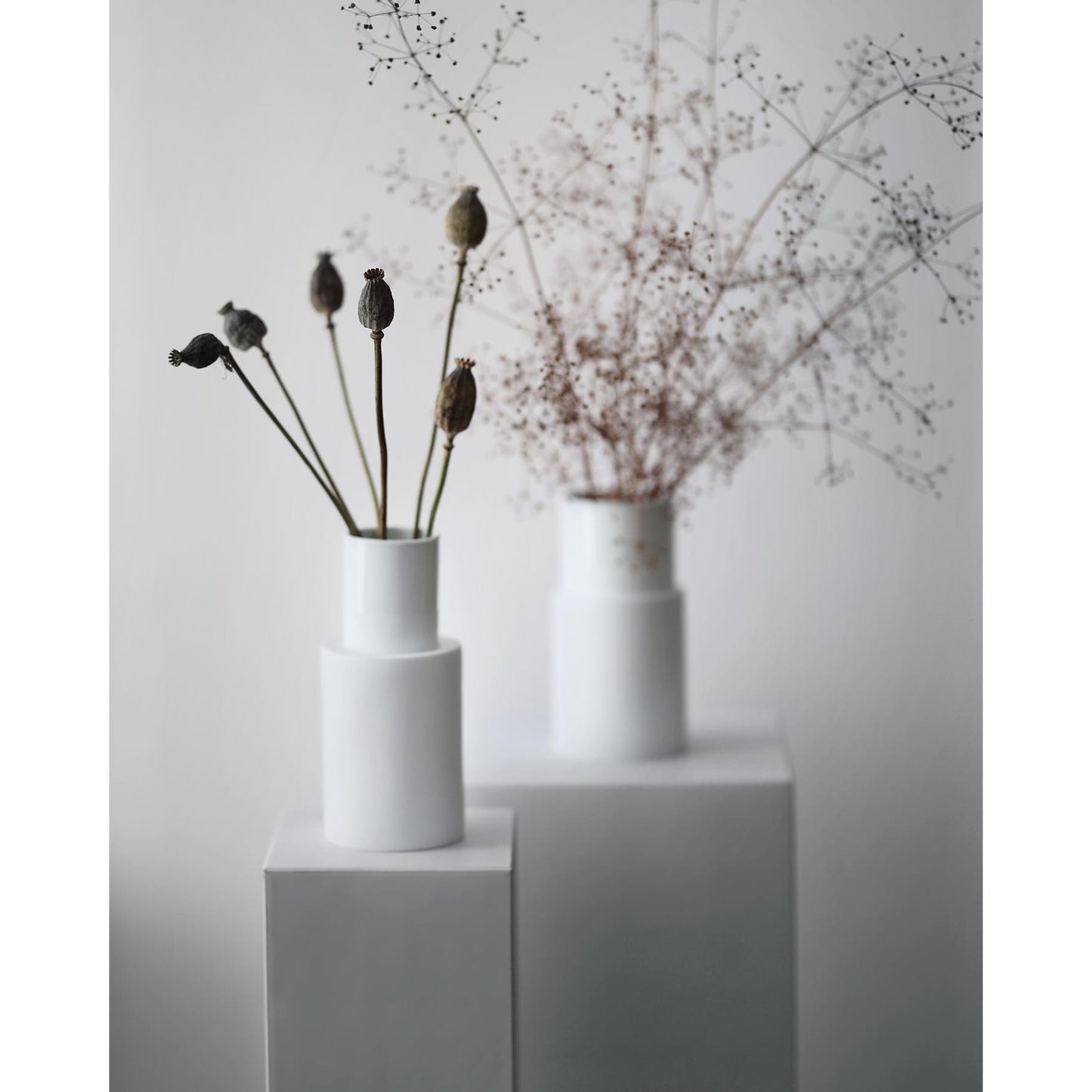 TREVOLY by räder Vase Dessau Porzellan weiß