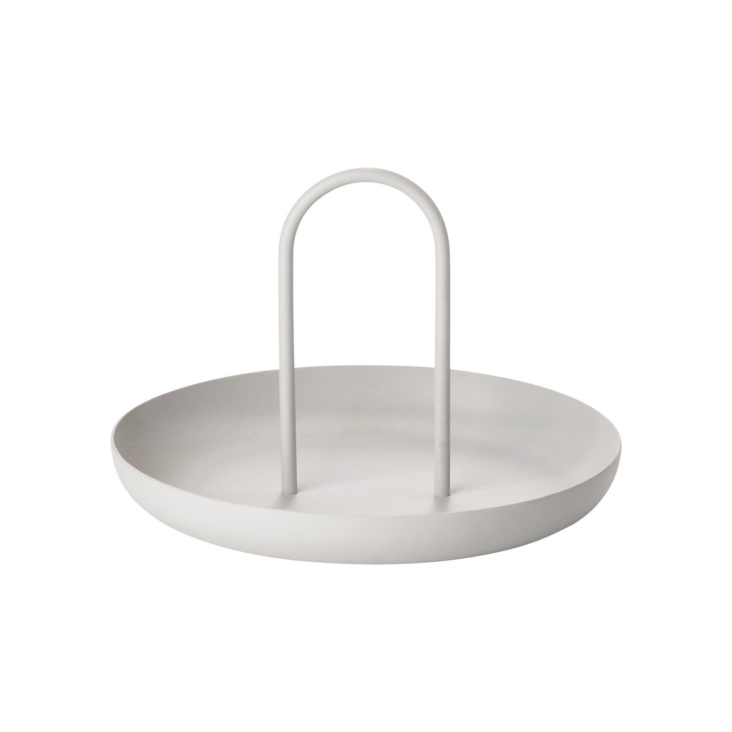 Zone Denmark Singles Tablett mit Handgriff Ø 20 cm warm grey