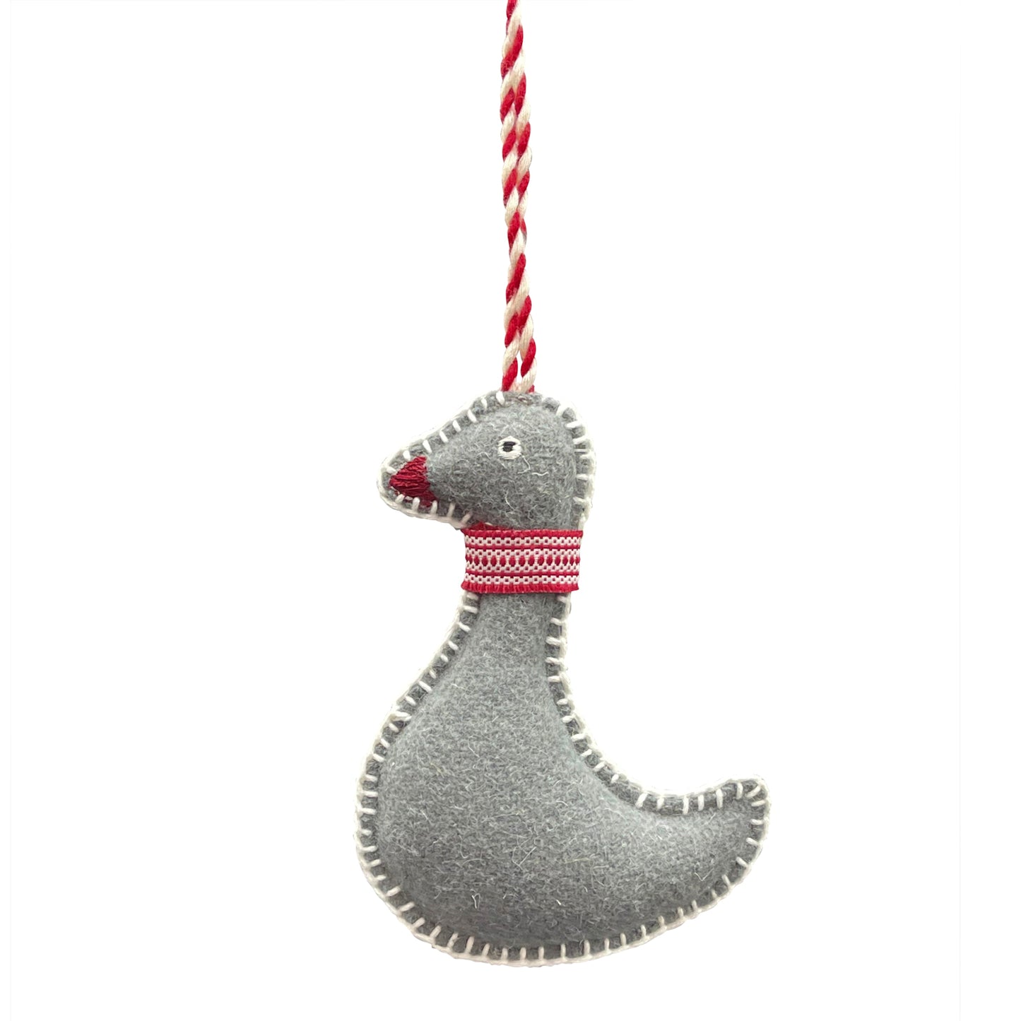 Danishville Anhänger Gans aus Filz grau