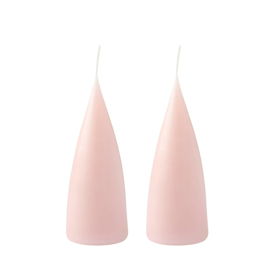 Kunstindustrien Kegelkerzen old rose H16 cm 2er Pack