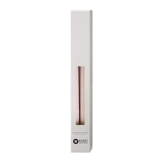 Kunstindustrien Spitzkerzen handgezogen old rose in Box