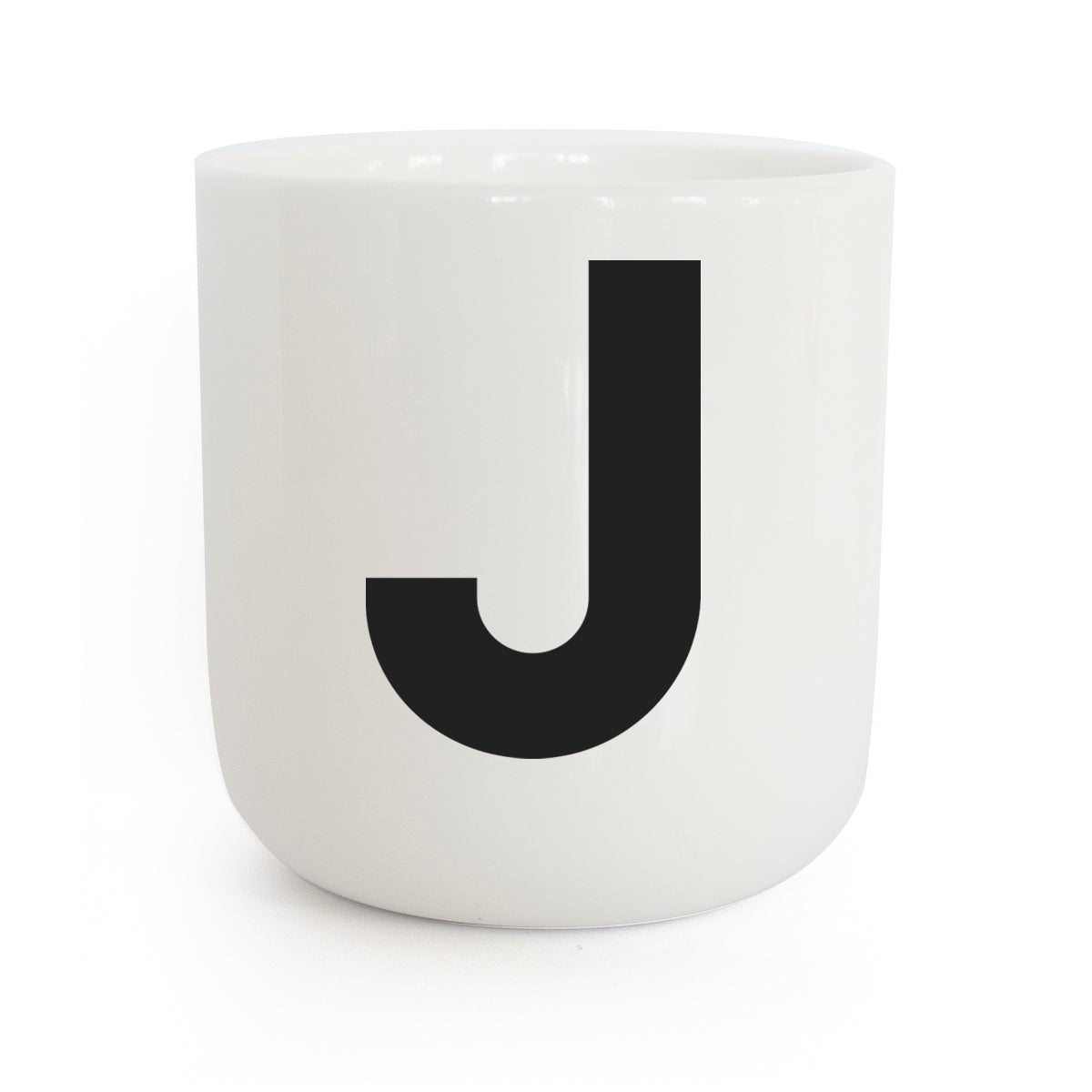 PLTY Design Becher Classic Letter J