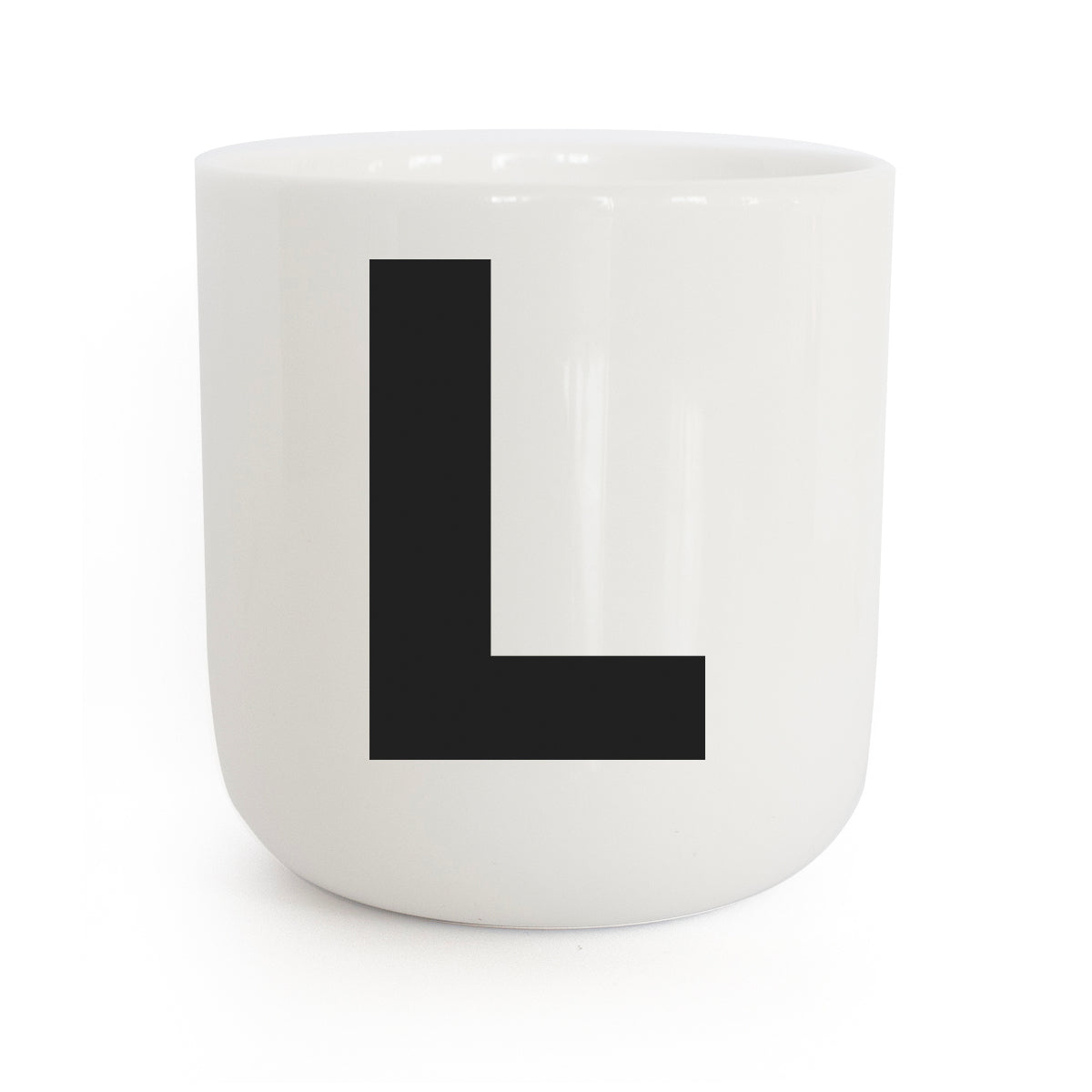 PLTY Design-Becher Classic Letter L