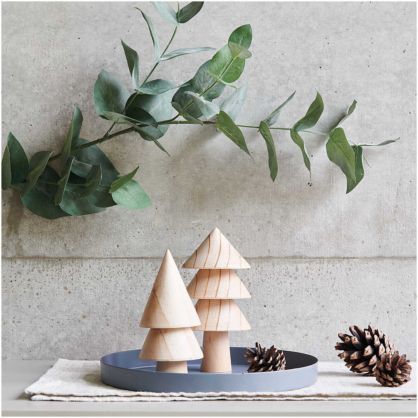 Ohhh! Lovely! Tanne aus Holz natur 7x7x14 cm