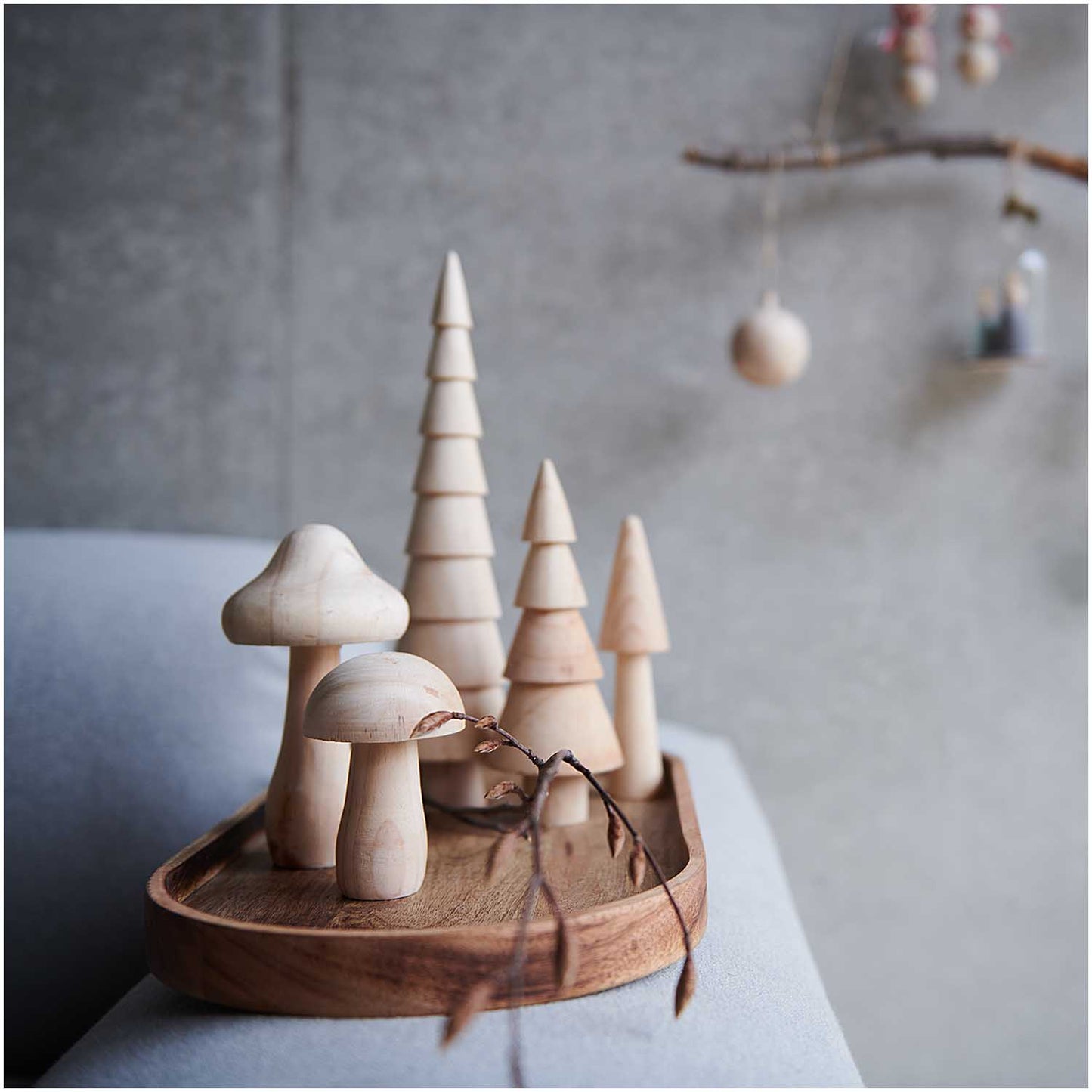 Ohhh! Lovely! Tanne aus Holz natur 27 cm