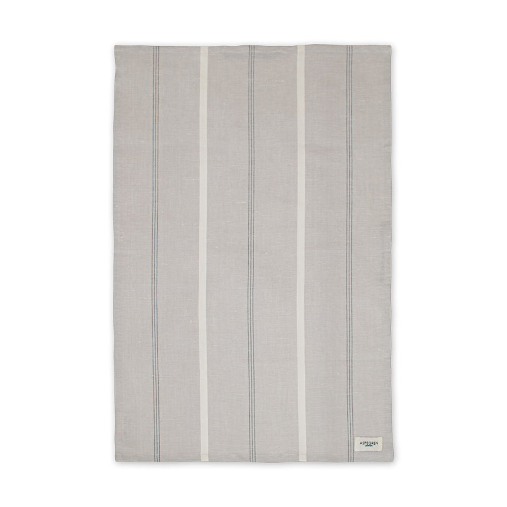 Aspegren Denmark Geschirrtuch Pinstripe hellgrau