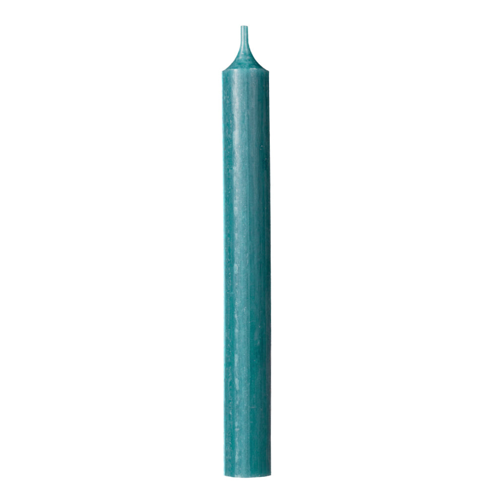 Branded by Kerze turquoise 19,5 cm