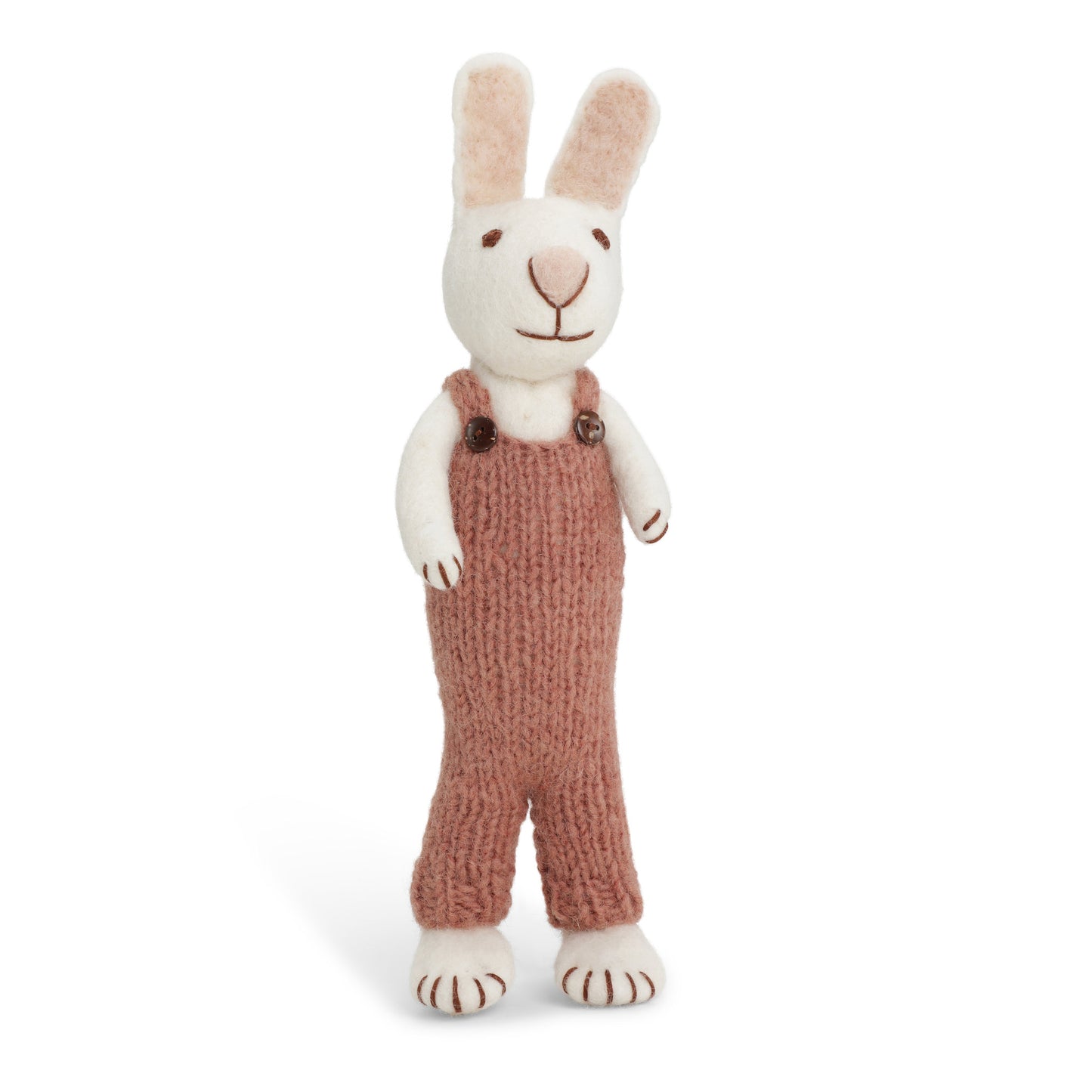 Gry & Sif Hase weiß groß mit rosa Hose