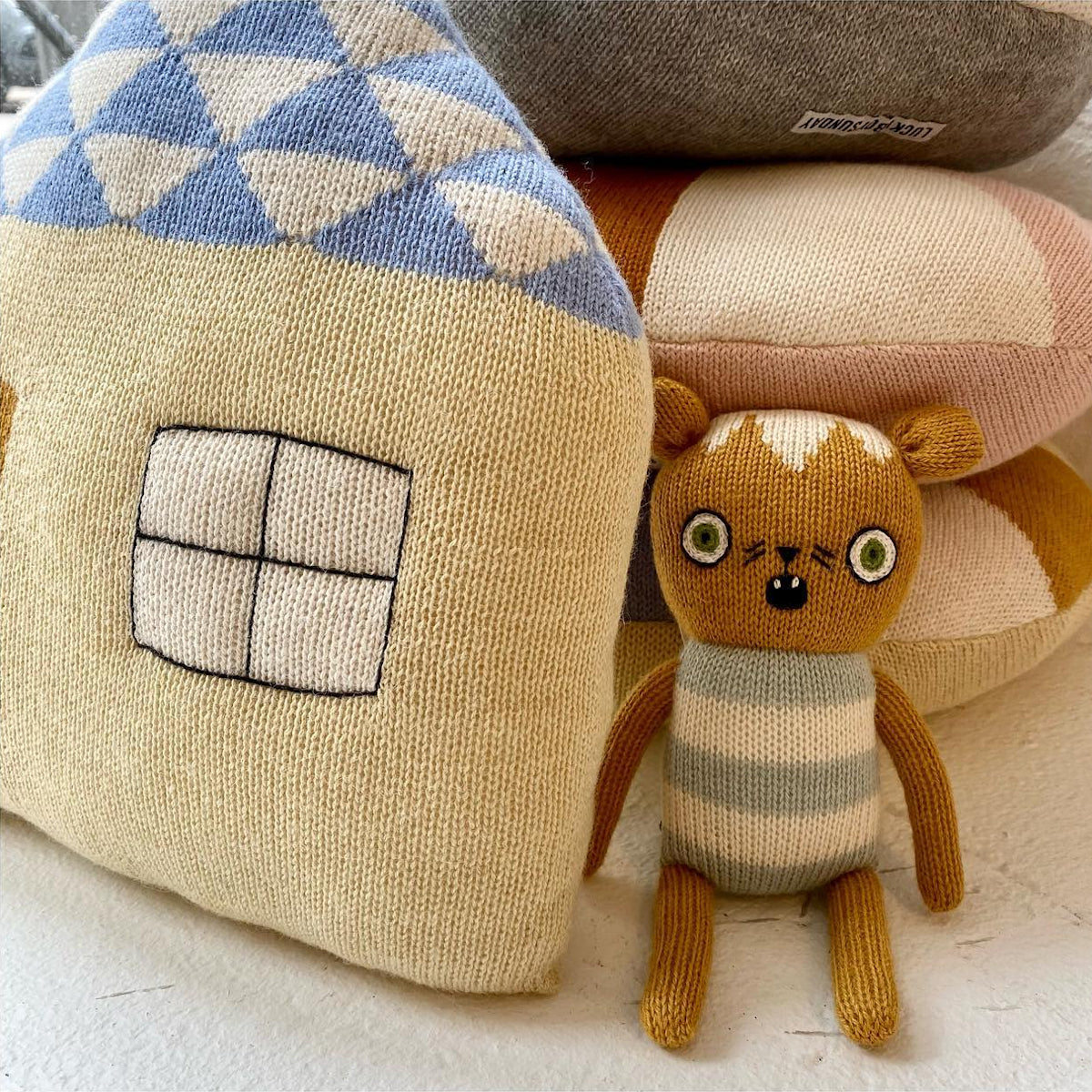 Luckyboysunday Tiger Triplet senf