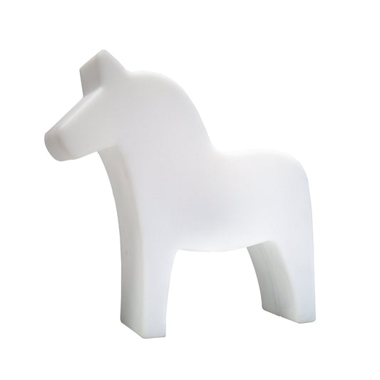8 seasons design Shining Dala Horse LED weiß