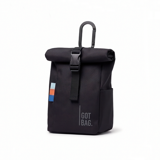 GOT BAG Rolltop Charm black