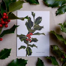 Lade das Bild in den Galerie-Viewer, Aikona Illustration Grußkarte Ilex
