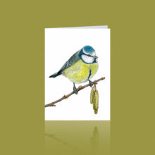 Lade das Bild in den Galerie-Viewer, Aikona Illustration Klappkarte Meisen
