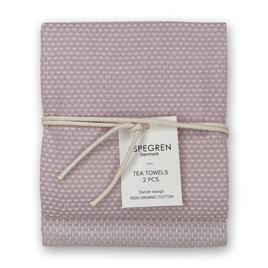 Aspegren Denmark Geschirrtuch Gastro blassrosa 2er-Set 50x70 cm