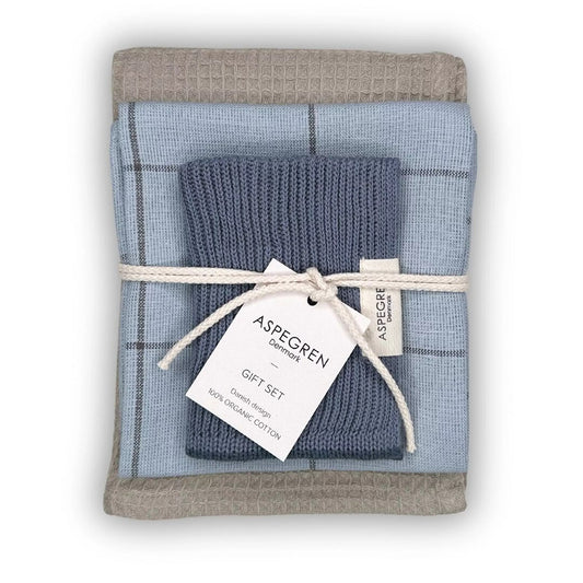 Aspegren Denmark Geschirrtuch Set Blue Cheese