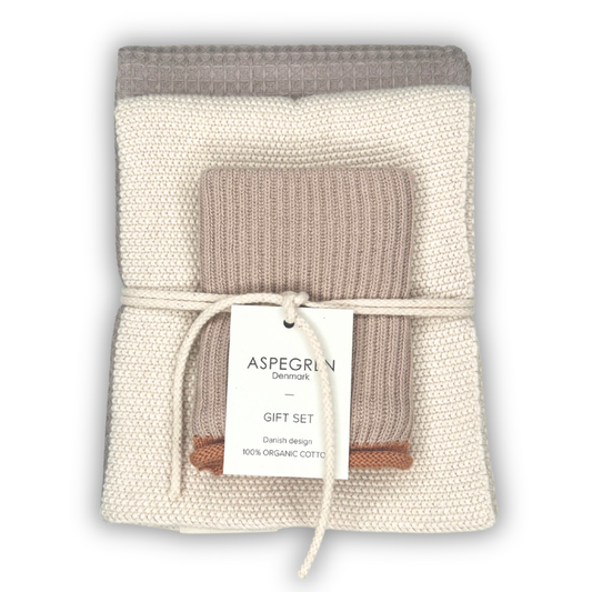Aspegren Denmark Geschirrtuch Set Oat Milk