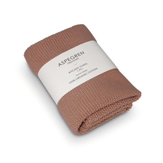 Aspegren Denmark Küchentuch gestrickt pale blush 40x50 cm