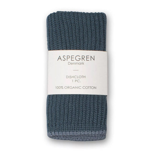 Aspegren Denmark Spültuch gestrickt dunkelblau