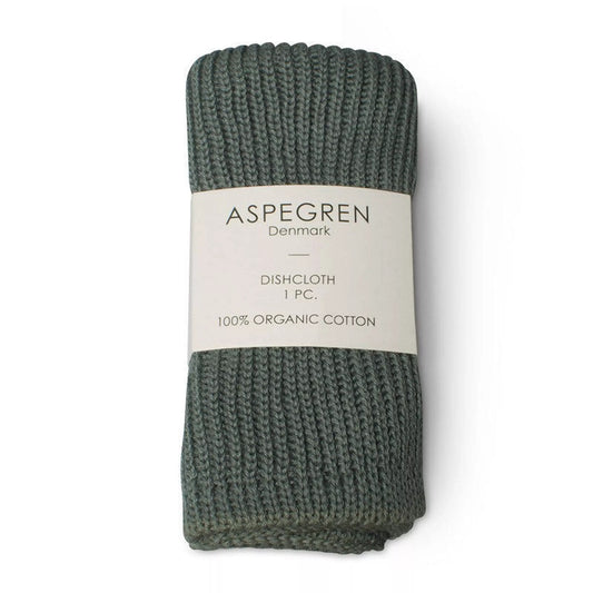 Aspegren Denmark Spültuch gestrickt dunkelgrün