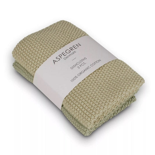 Aspegren Denmark Spültuch gestrickt Pampas 2er-Set
