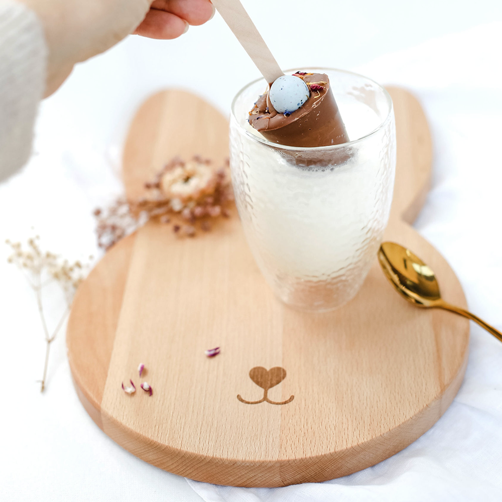 Bake Affair Holzbrettchen "großer Hase" Buchenholz