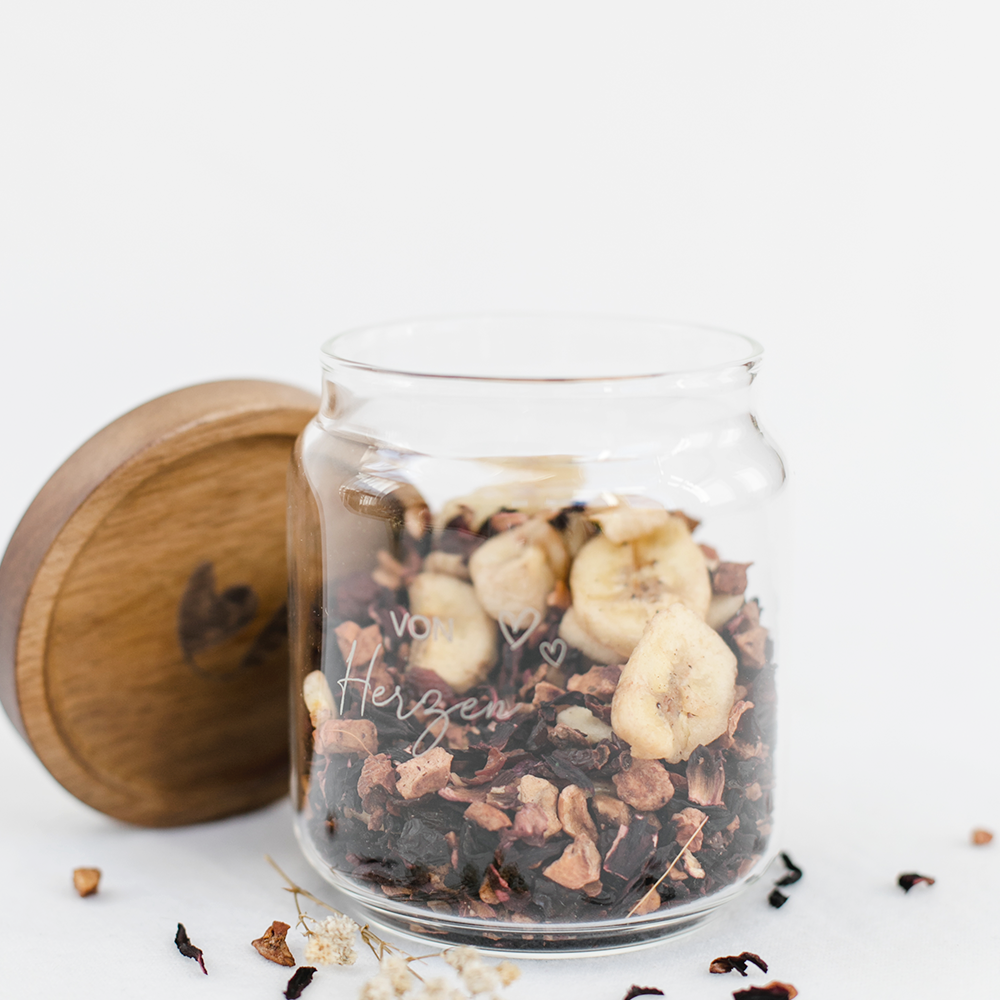 Bake Affair Vorratsglas "von Herzen" 450 ml