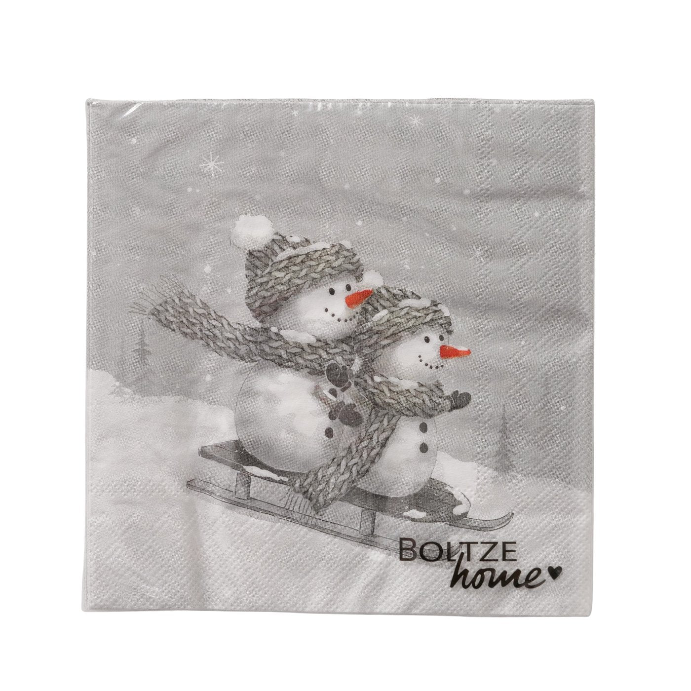 Boltze Home Papierservietten Frosty 33×33 cm