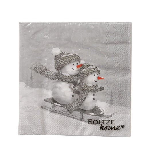 Boltze Home Papierservietten Frosty 33×33 cm