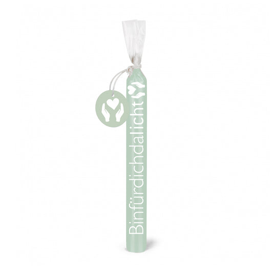 Bulla Design Kerze Wünschelicht Binfürdichdalicht seafoam