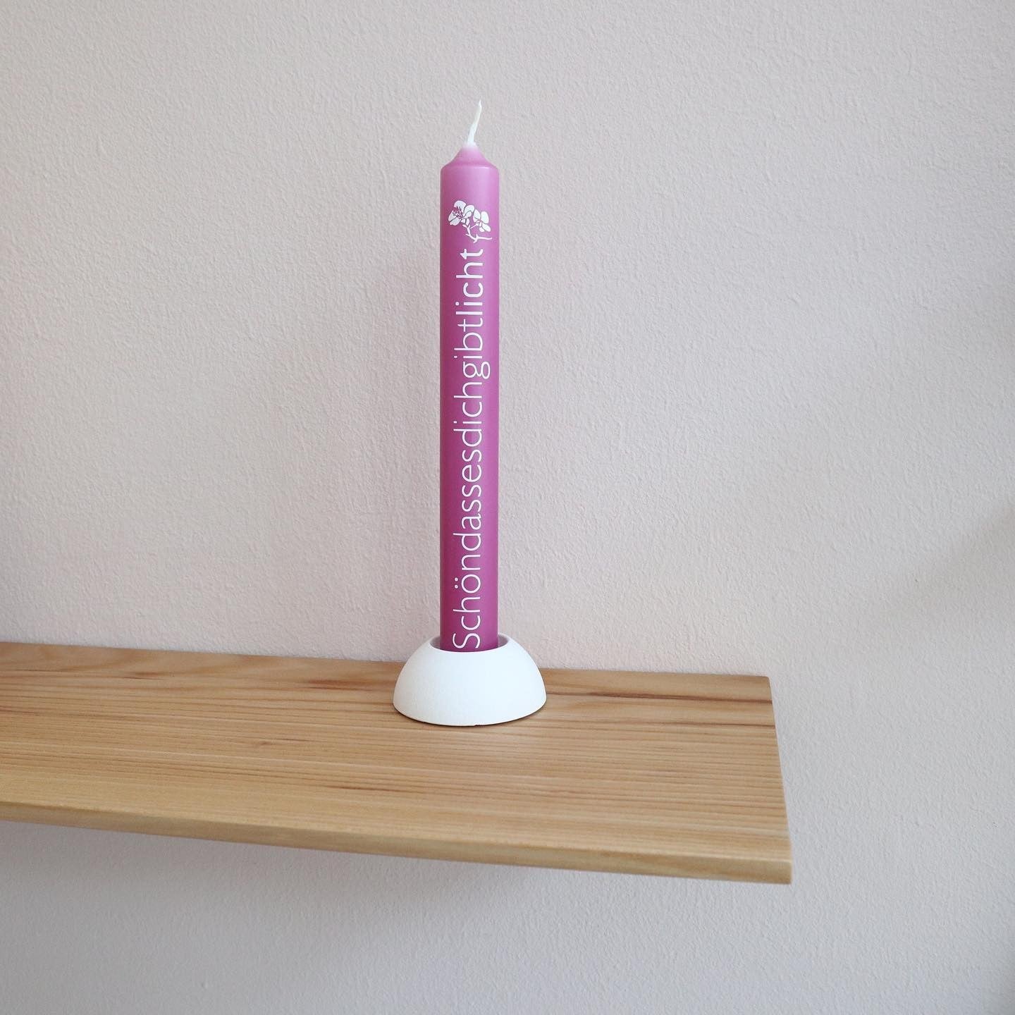 Bulla Design Kerze Wünschelicht Schöndassesdichgibtlicht Brombeere