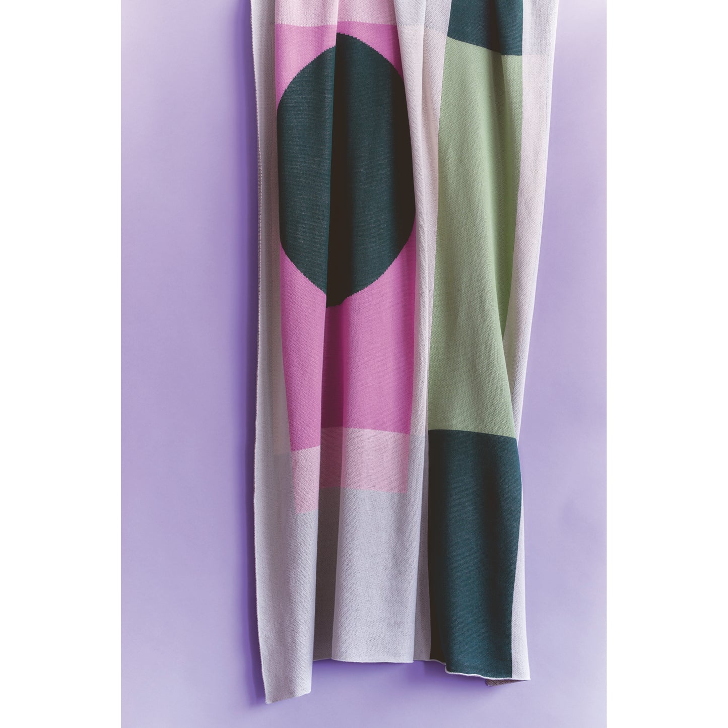 chic.mic Decke gestrickt Colourful Shapes