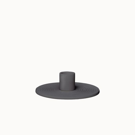 chic.mic Keramik Kerzenhalter RUA single anthrazit