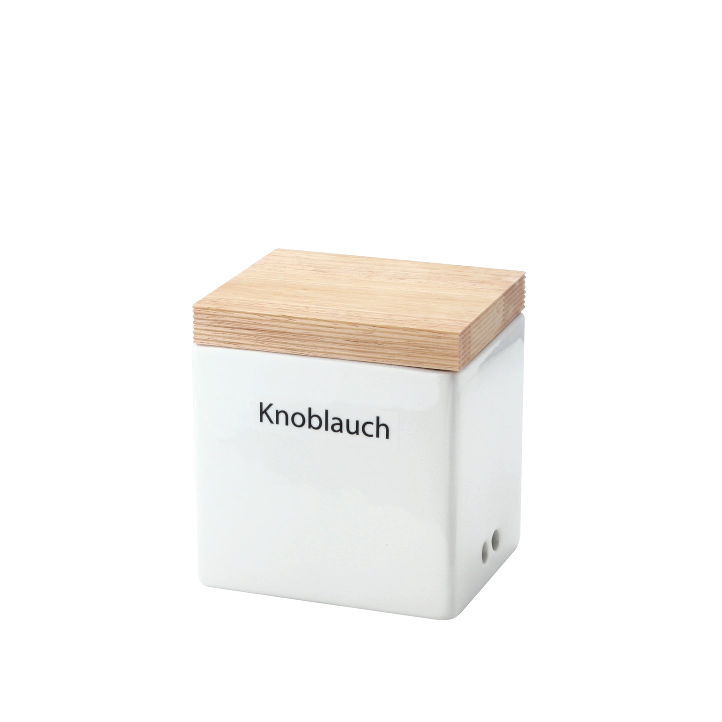 Continenta Vorratsdose mit Holzdeckel "Knoblauch"