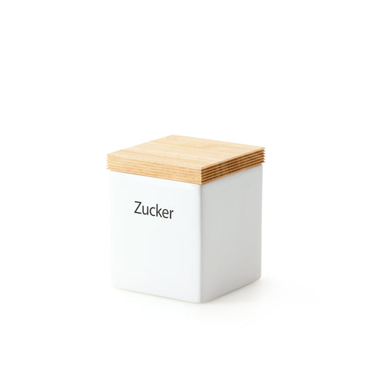 Continenta Vorratsdose mit Holzdeckel "Zucker"