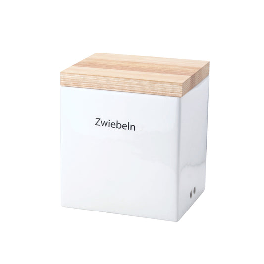 Continenta Vorratsdose mit Holzdeckel "Zwiebeln"