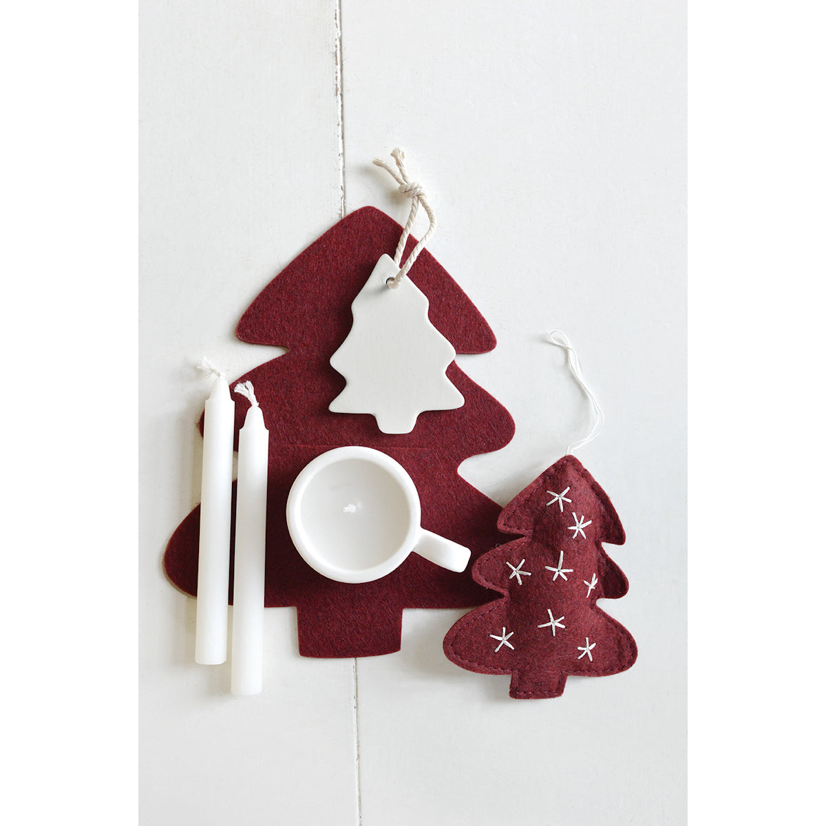 Delight Department Filz Ornament Baum rot