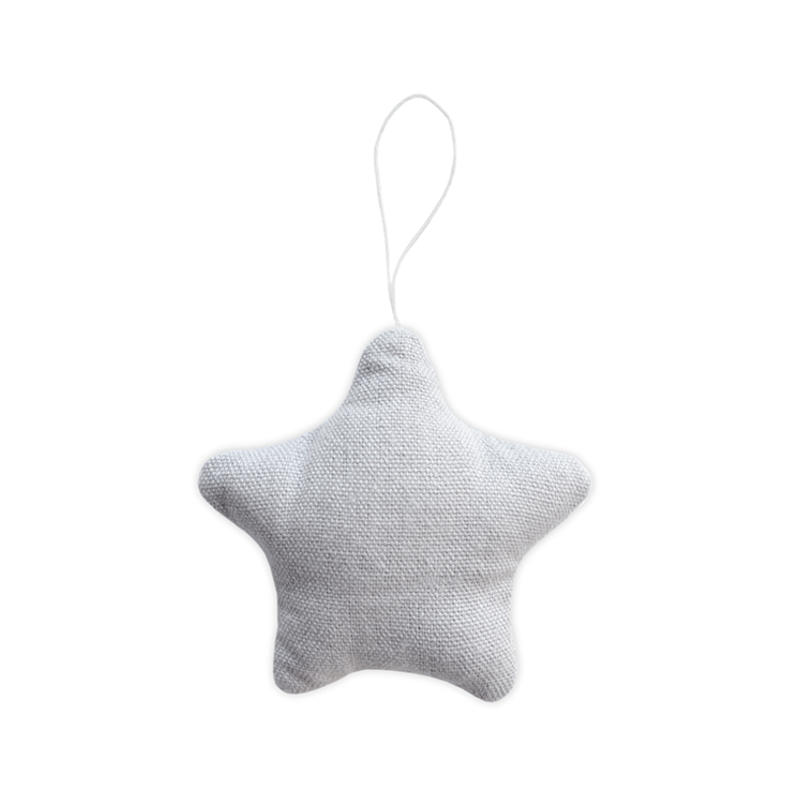 Delight Department Ornament Baumwolle Stern hellgrau