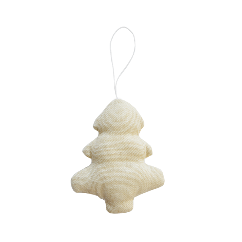 Delight Department Ornament Baumwolle Tannenbaum sand