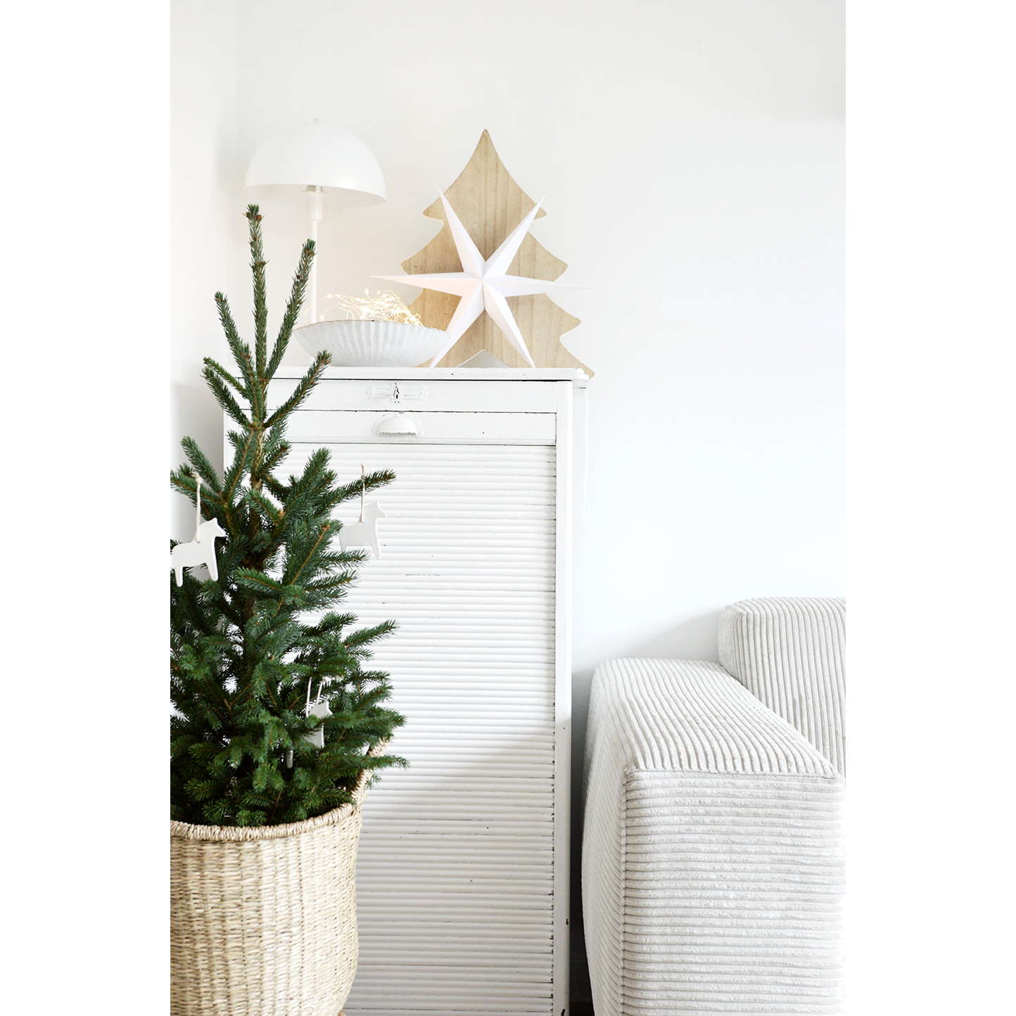 Delight Department Weihnachtsstern 2er-Set weiß