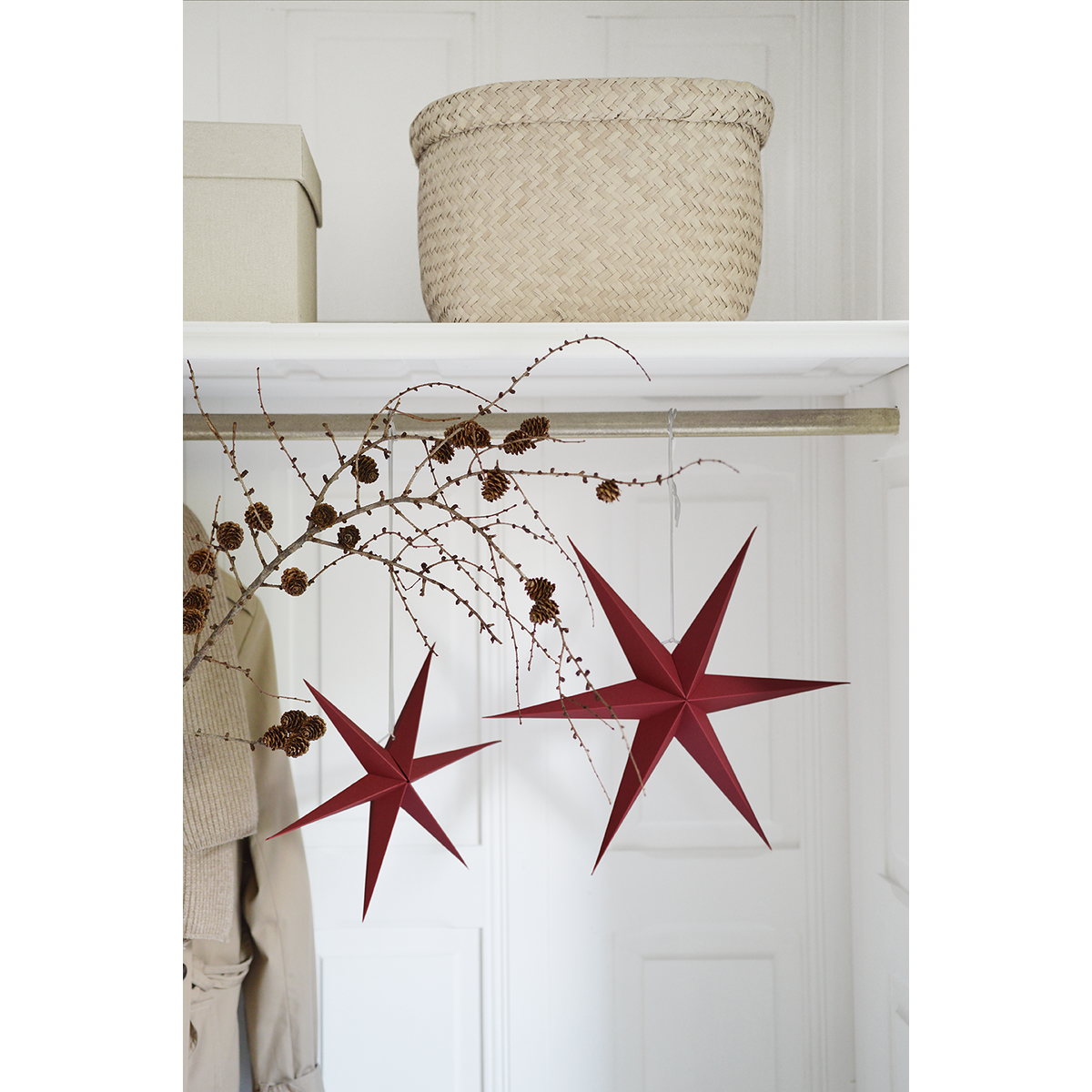 Delight Department Weihnachtsstern 2er-Set winterrot