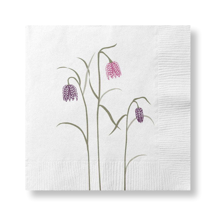 Det Gamle Apotek Lunch-Servietten Schachbrettblume 33×33 cm