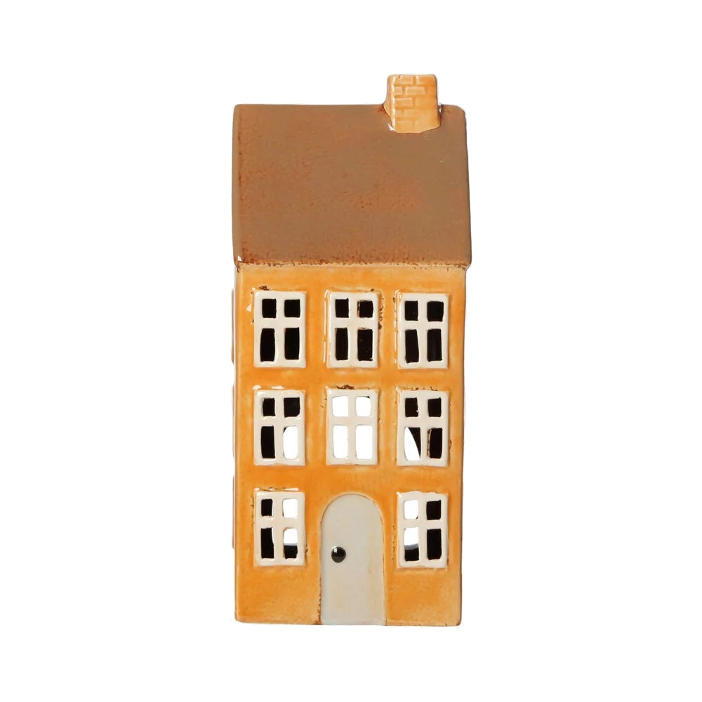 Det Gamle Apotek Teelichthaus ockergelb