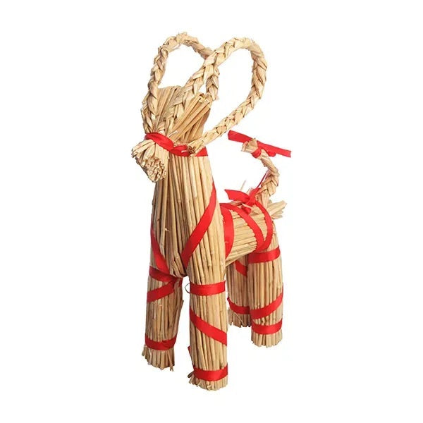 Det Gamle Apotek Weihnachtsbock Stroh 40 cm