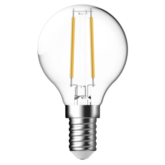 Klares warmweisses Energetic LED Leuchtmittel in kompakter MiniGlobe Form mit E14 Schraubsockel und 4W Leistung